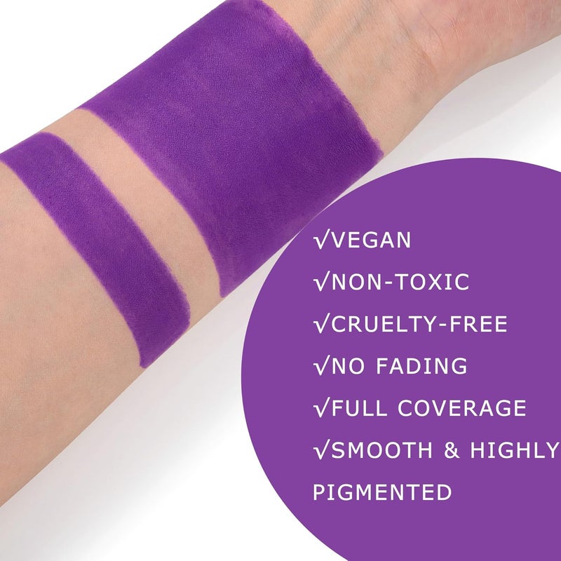 Wismee Purple Eye Black, Anti-Glare Under Eye Sports Grease Stick for Baseball Football Softball Soccer Lacrosse Hockey Athletes Sports Training, Sports Eye Black Stick - Image 4